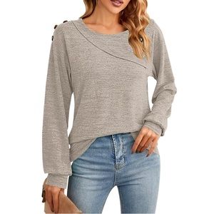 NWOT Women’s Long Sleeve Tunic Top Lightweight Sweater